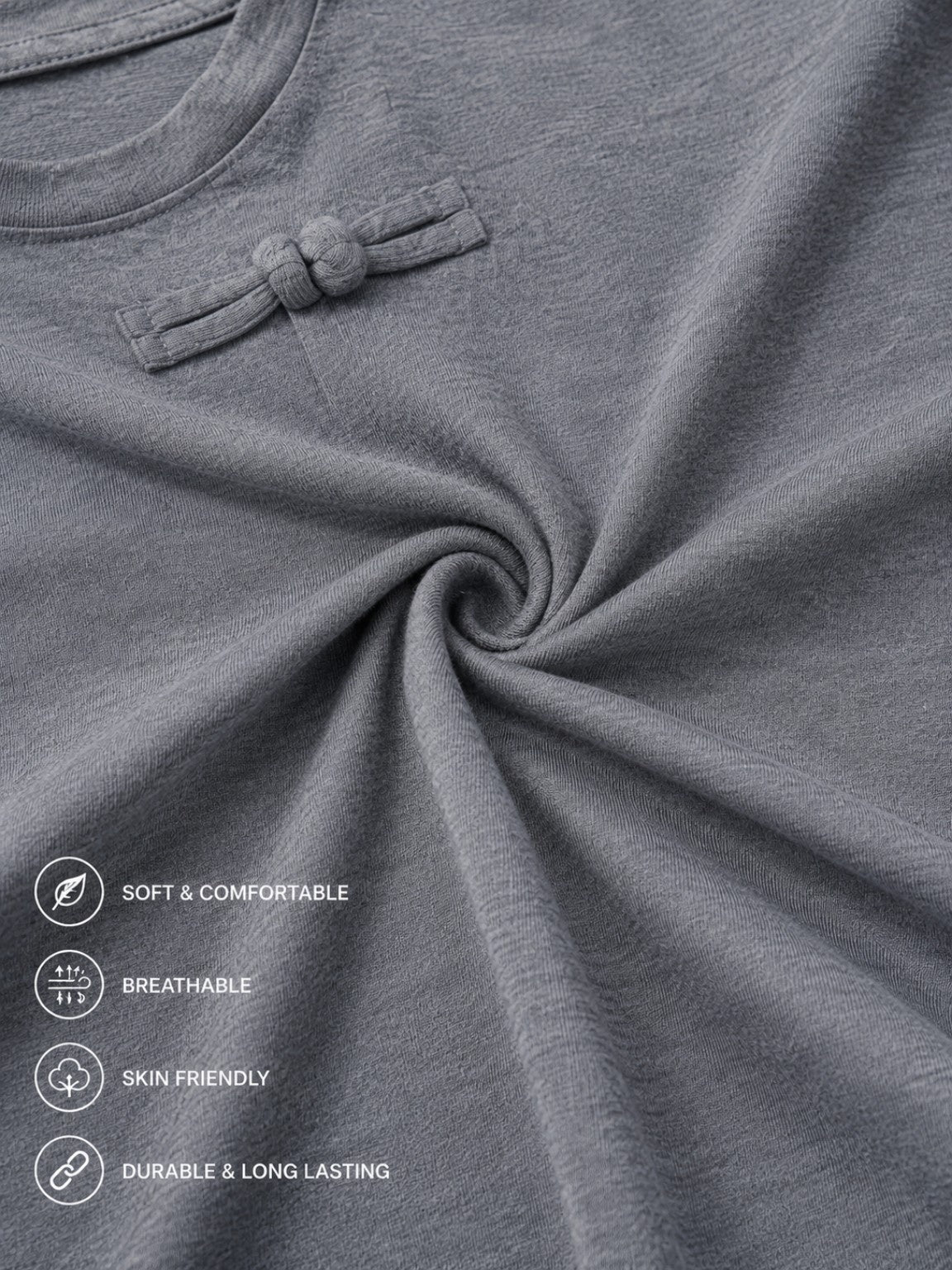 Women’s Korean Style Bow Detail Printed T-Shirt – Grey