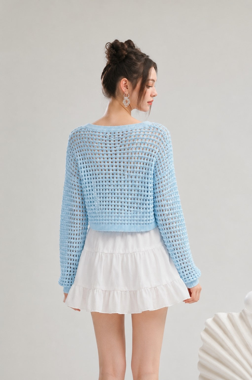 Strawberry Crochet Knit Cardigan