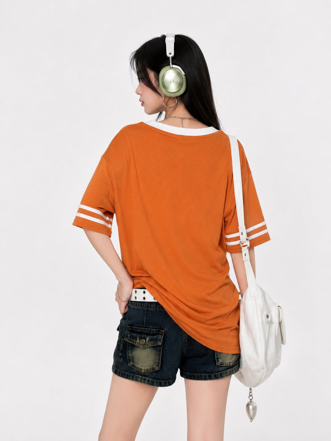 Bow Appliqué Oversized T-Shirt