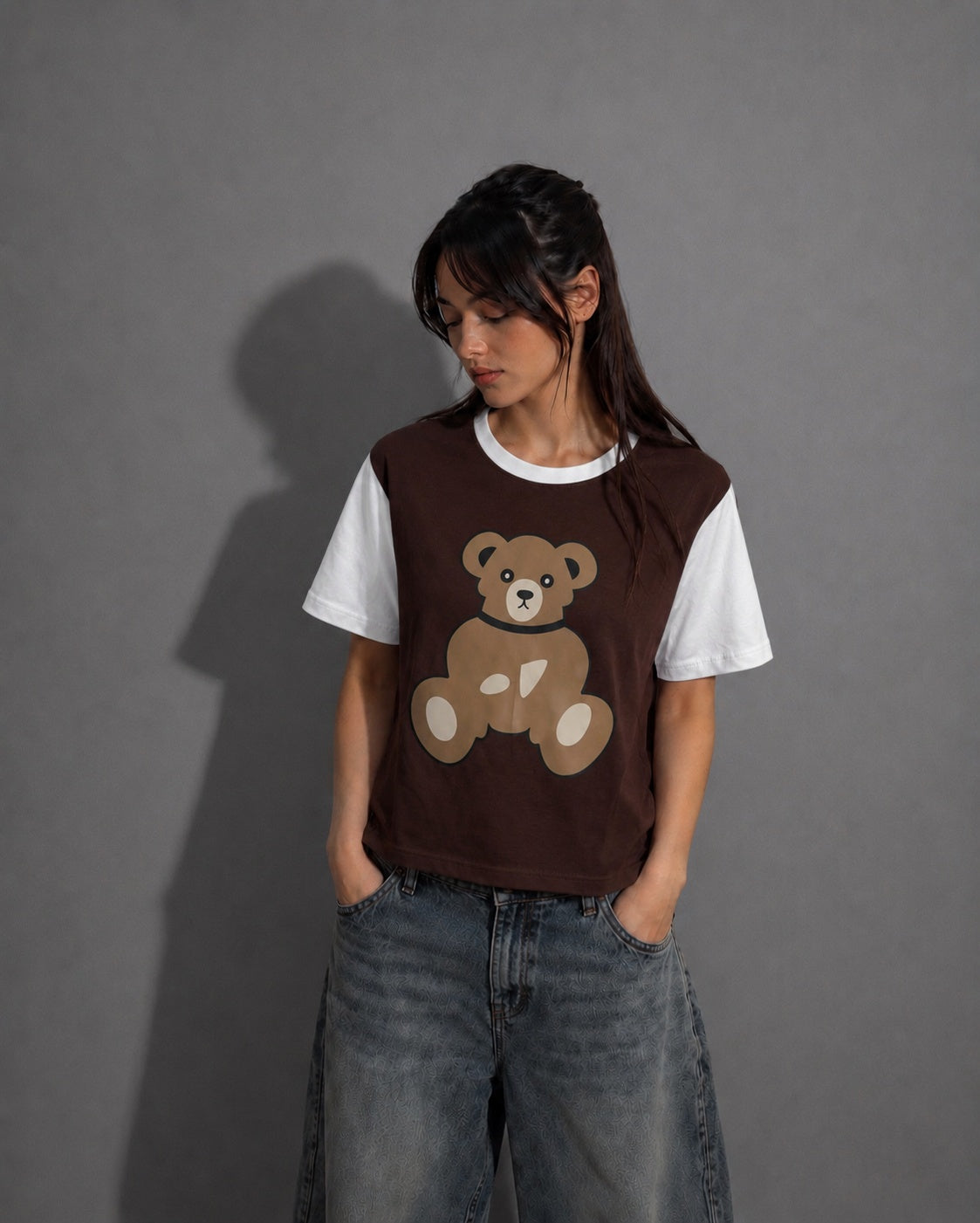 Women’s Teddy Bear Graphic Cotton T-Shirt