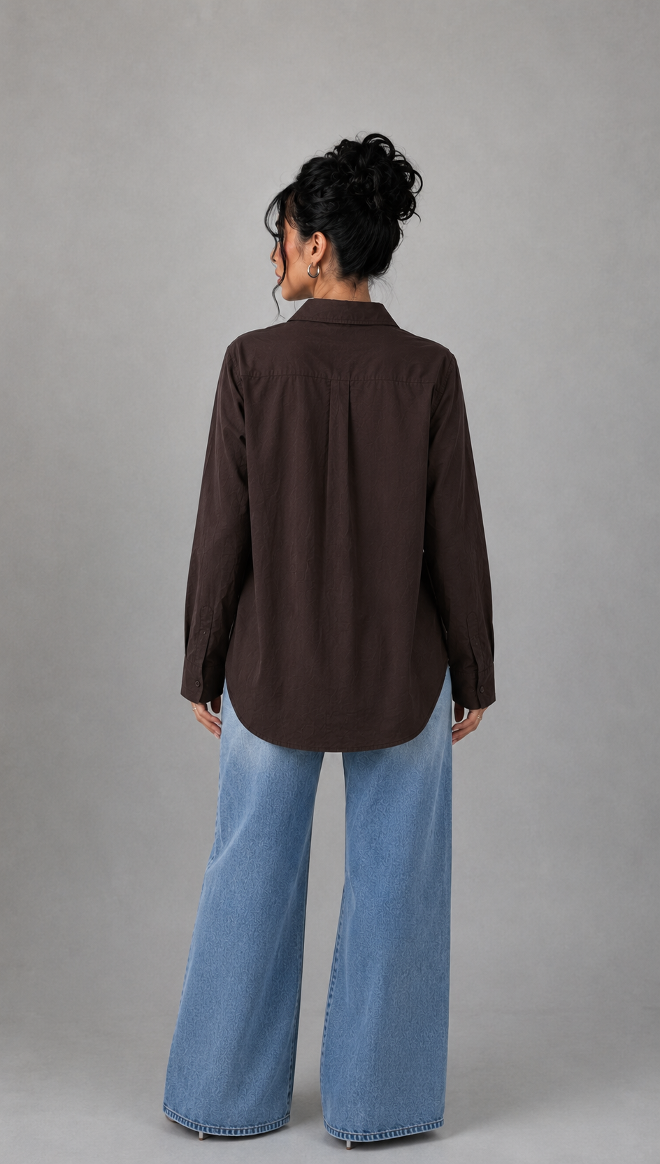 Statement Patch Oversized Shirt