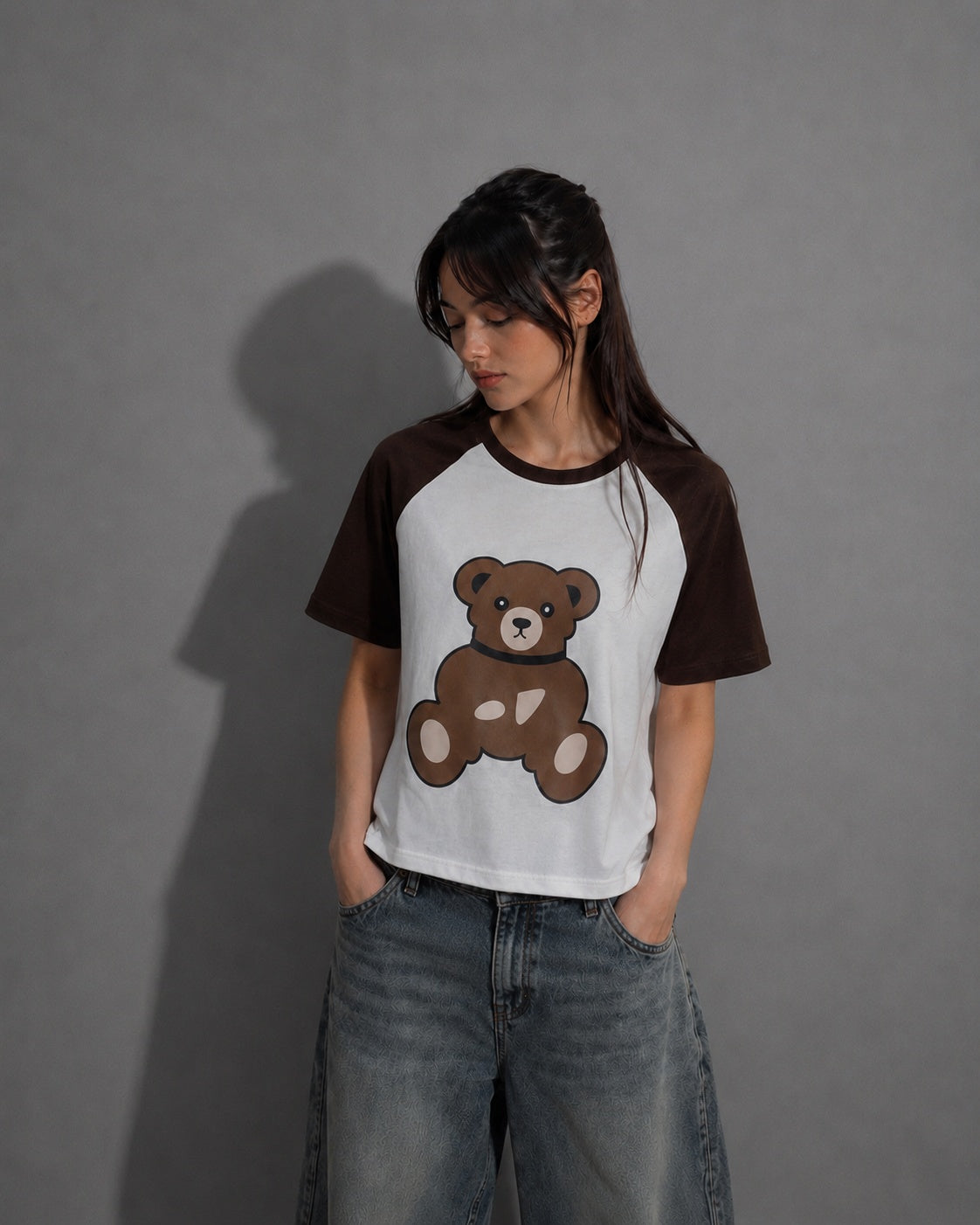 Women’s Teddy Bear Graphic Cotton T-Shirt