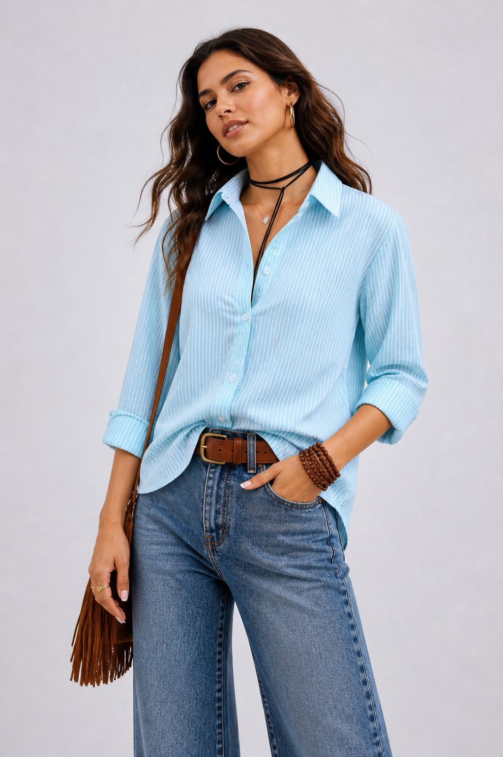 Classic Striped Cotton Shirt