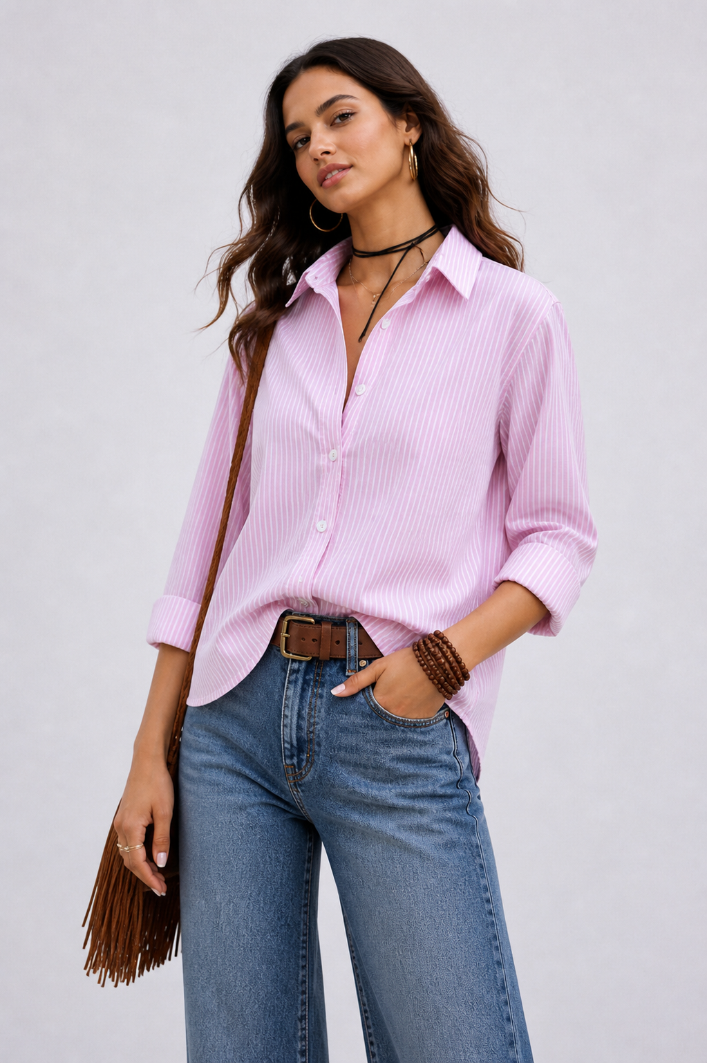 Classic Striped Cotton Shirt