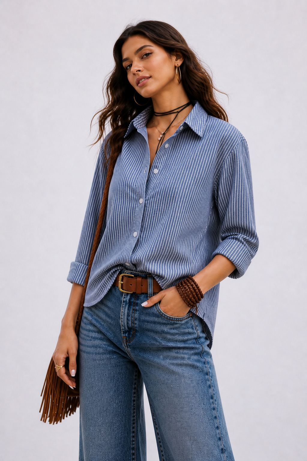 Classic Striped Cotton Shirt