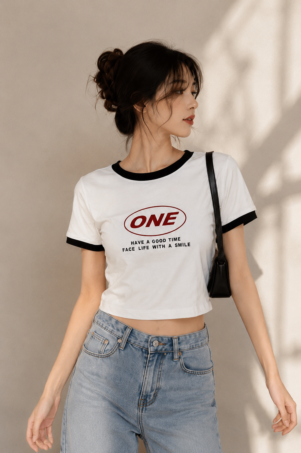 ONE Graphic Ringer Street Style Tee