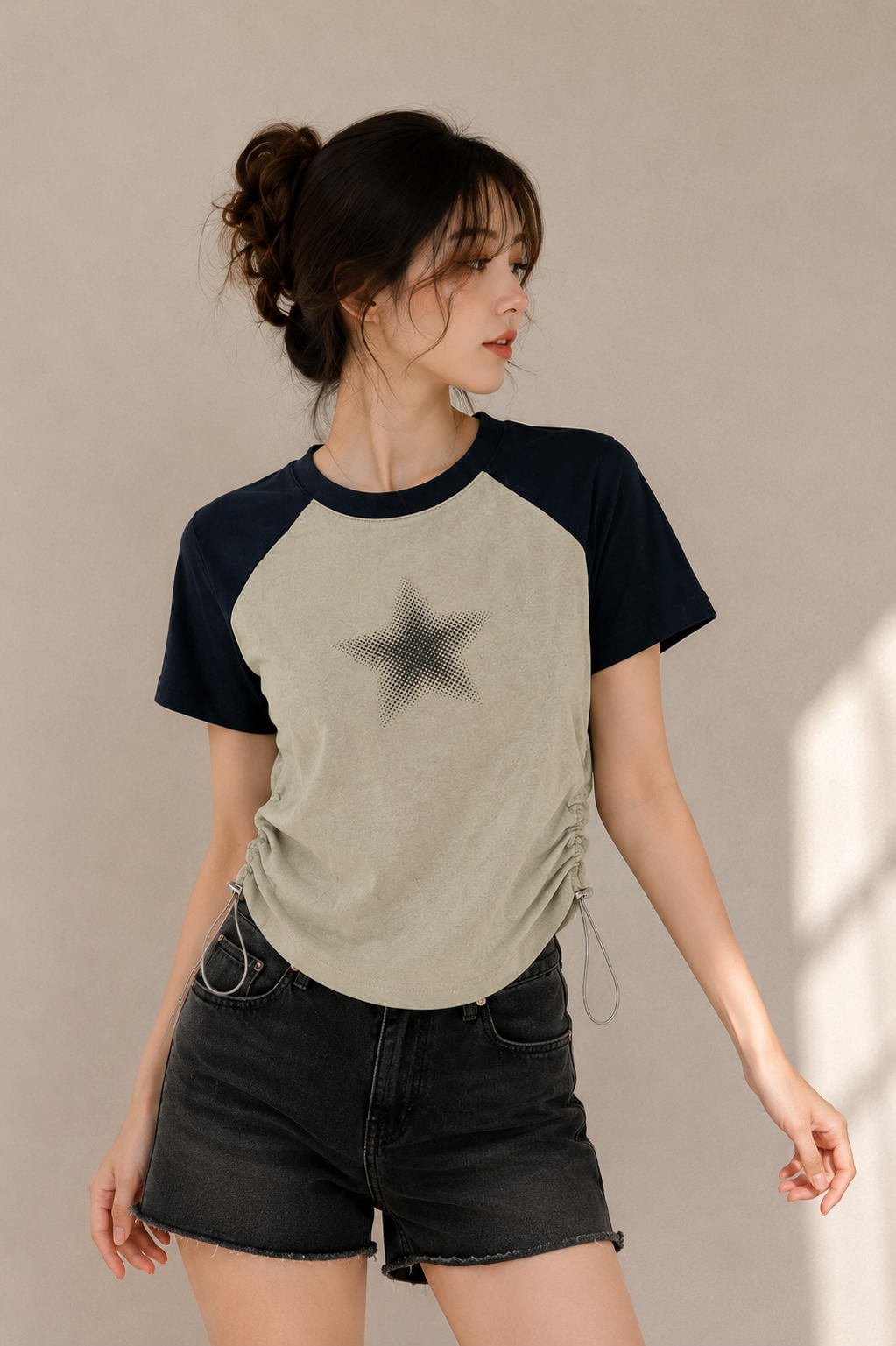 Starline Drawstring Street Style Graphic Tee